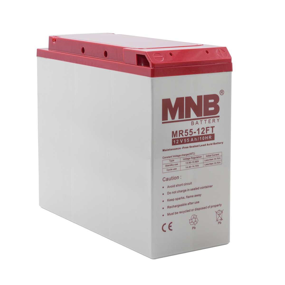 АКБ MNB MR55-12FT, 12В, 50А/ч, клеммы B4(M6)