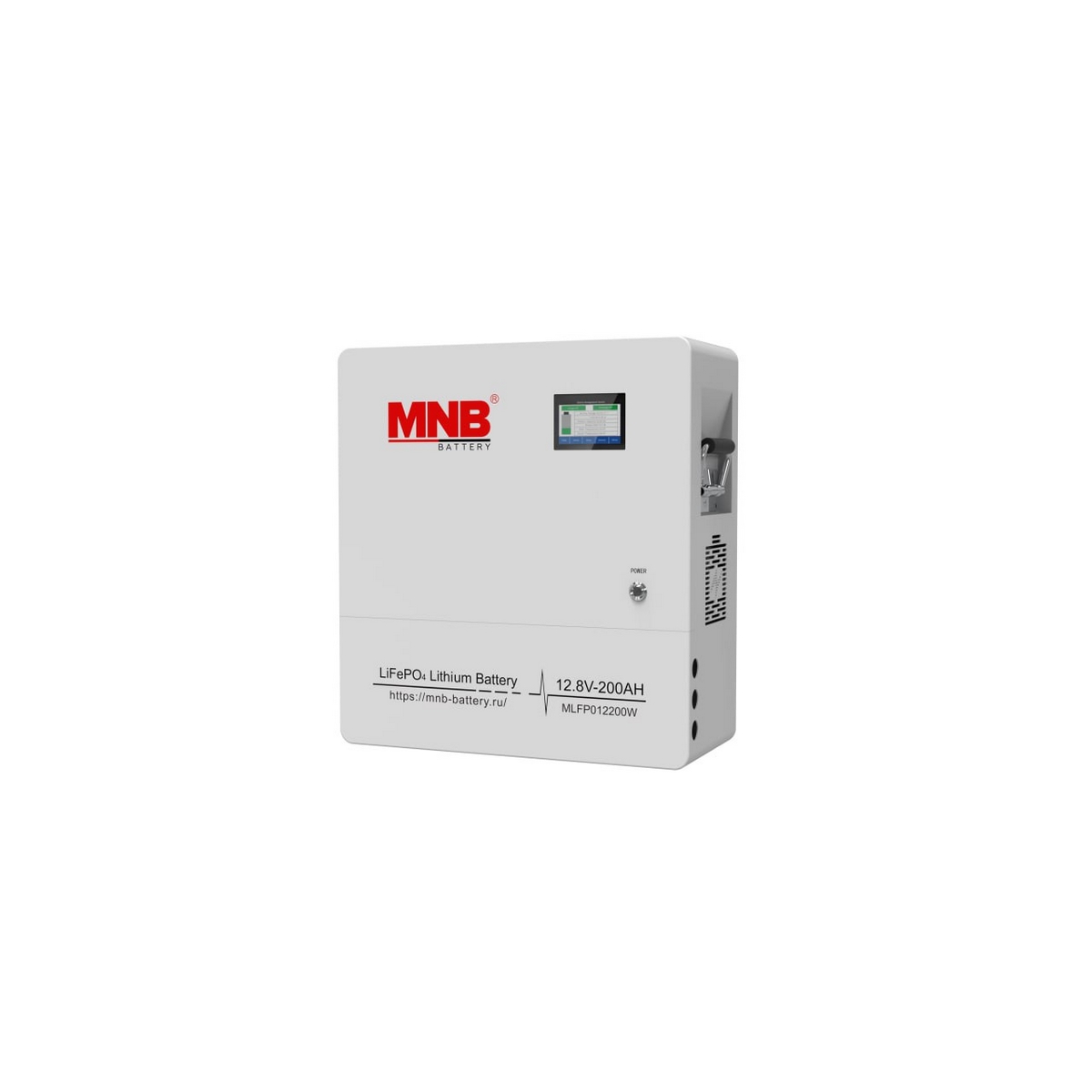Аккумулятор MNB LFPW-12,8-200, 12.8 В, 200 Ач, LCD Touch, LiFePO4 с BMS