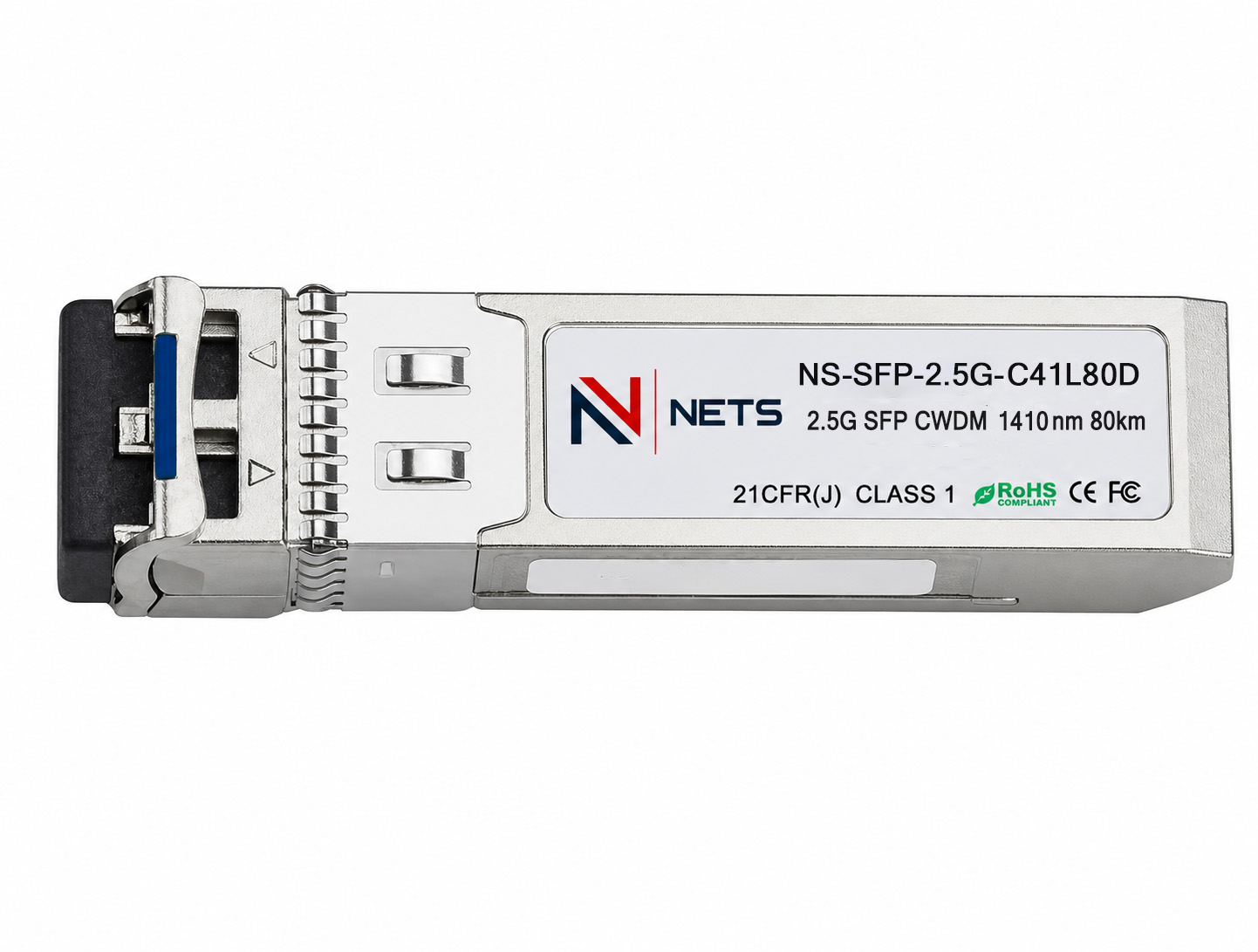 Оптический трансивер NS-SFP 2.5G CWDM, длина волны 1410nm, дальность 80km, LC, DDM