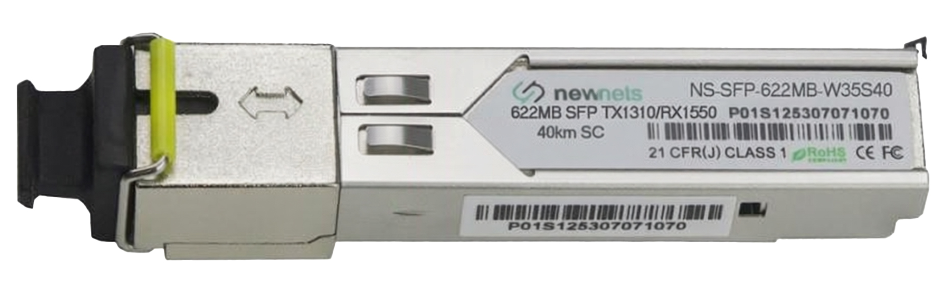 Оптический трансивер NS-SFP-622-W35S40, Tx/Rx: 1310/1550nm 40km SC