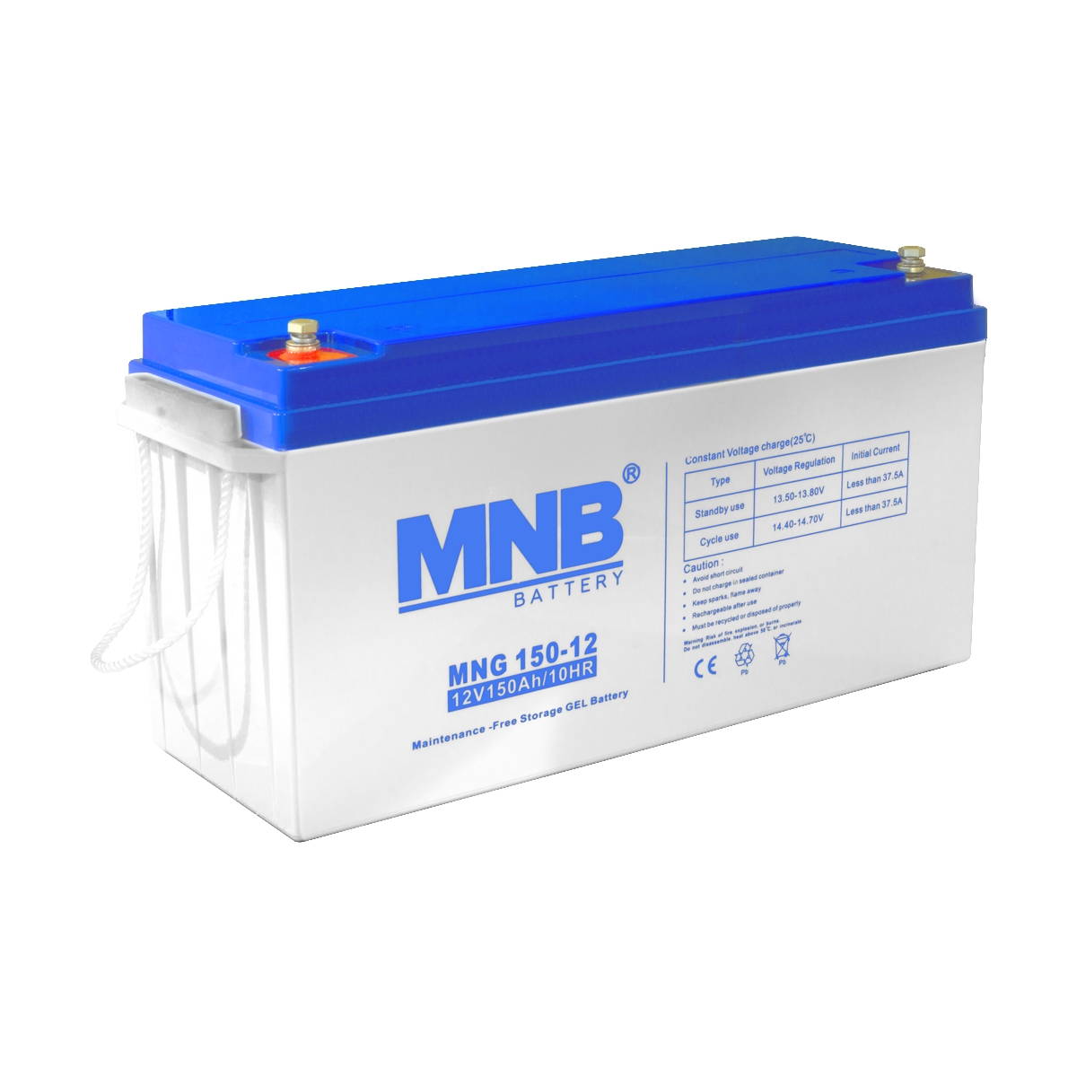 АКБ MNB MNG150-12, 12В, 150А/ч, клеммы B5(M8), гелевый