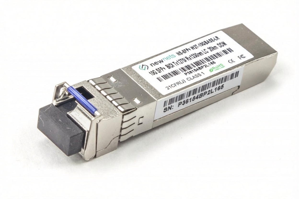 Оптический трансивер NS-SFP+W27-10GBASE LR, 10G Tx/Rx:1270/1330nm 03km, LC, DDM