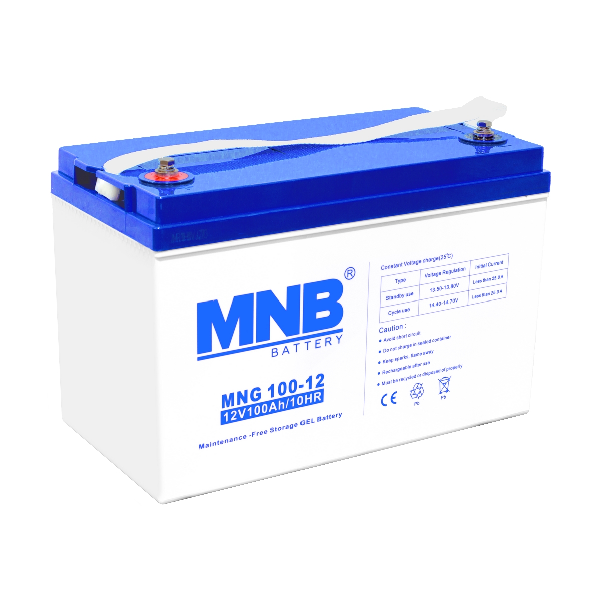 АКБ MNB MNG100-12, 12В, 100А/ч, клеммы B5(M6), гелевый