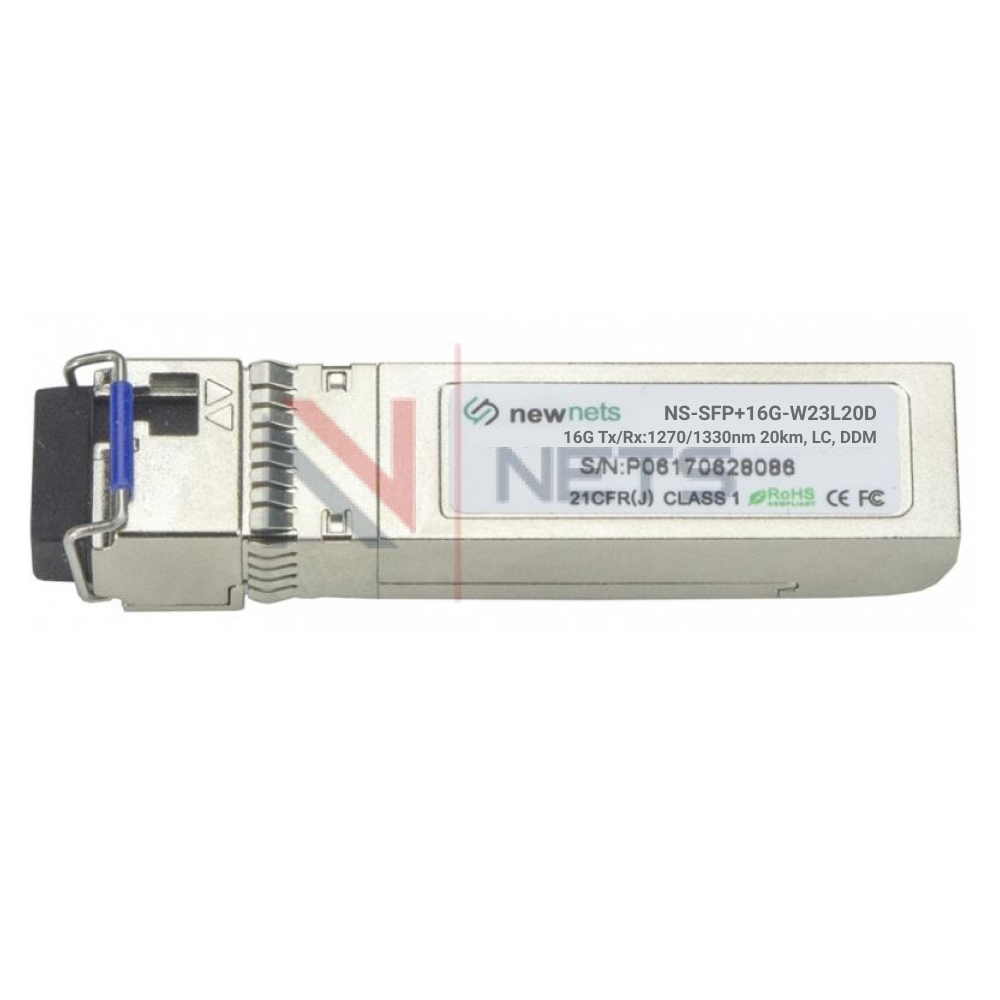 Оптический трансивер NS-SFP+16G-W23L20D, 16G Tx/Rx:1270/1330nm 20km, LC, DDM