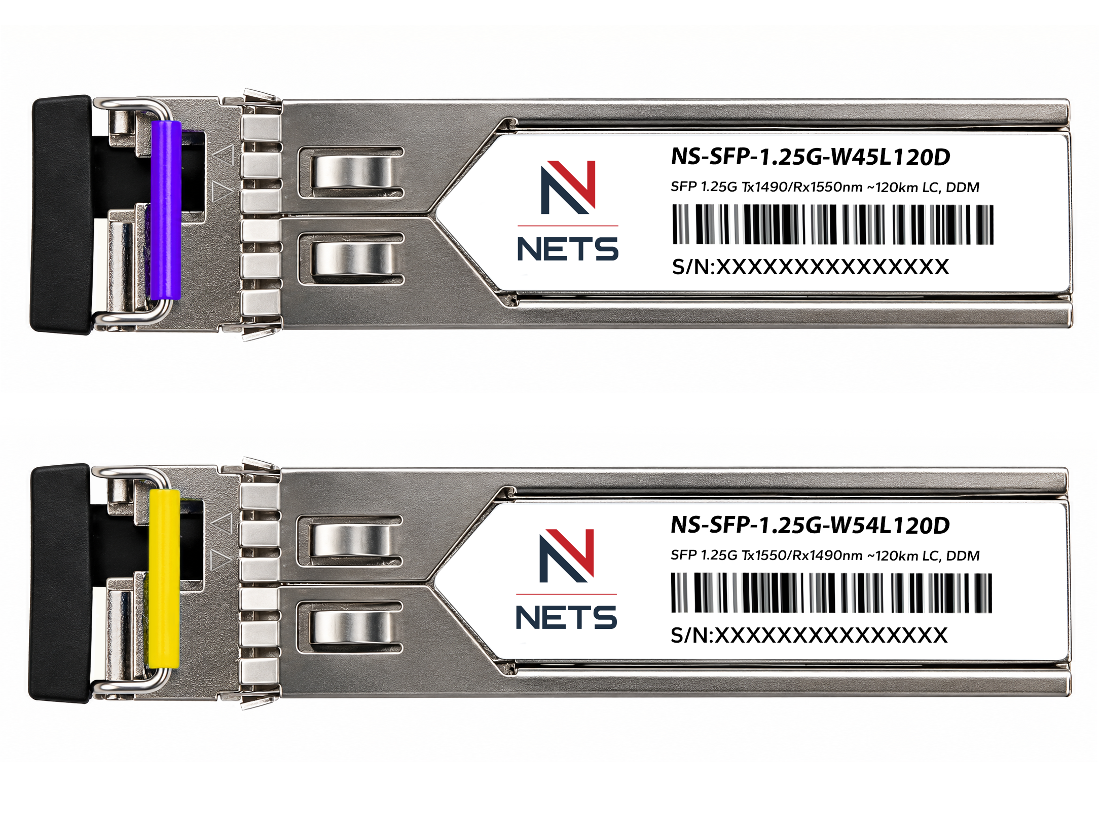 Оптический трансивер NS-SFP-1.25G-W45L120D, 1.25G Tx/Rx: 1490/1550nm 120km LC, DDM