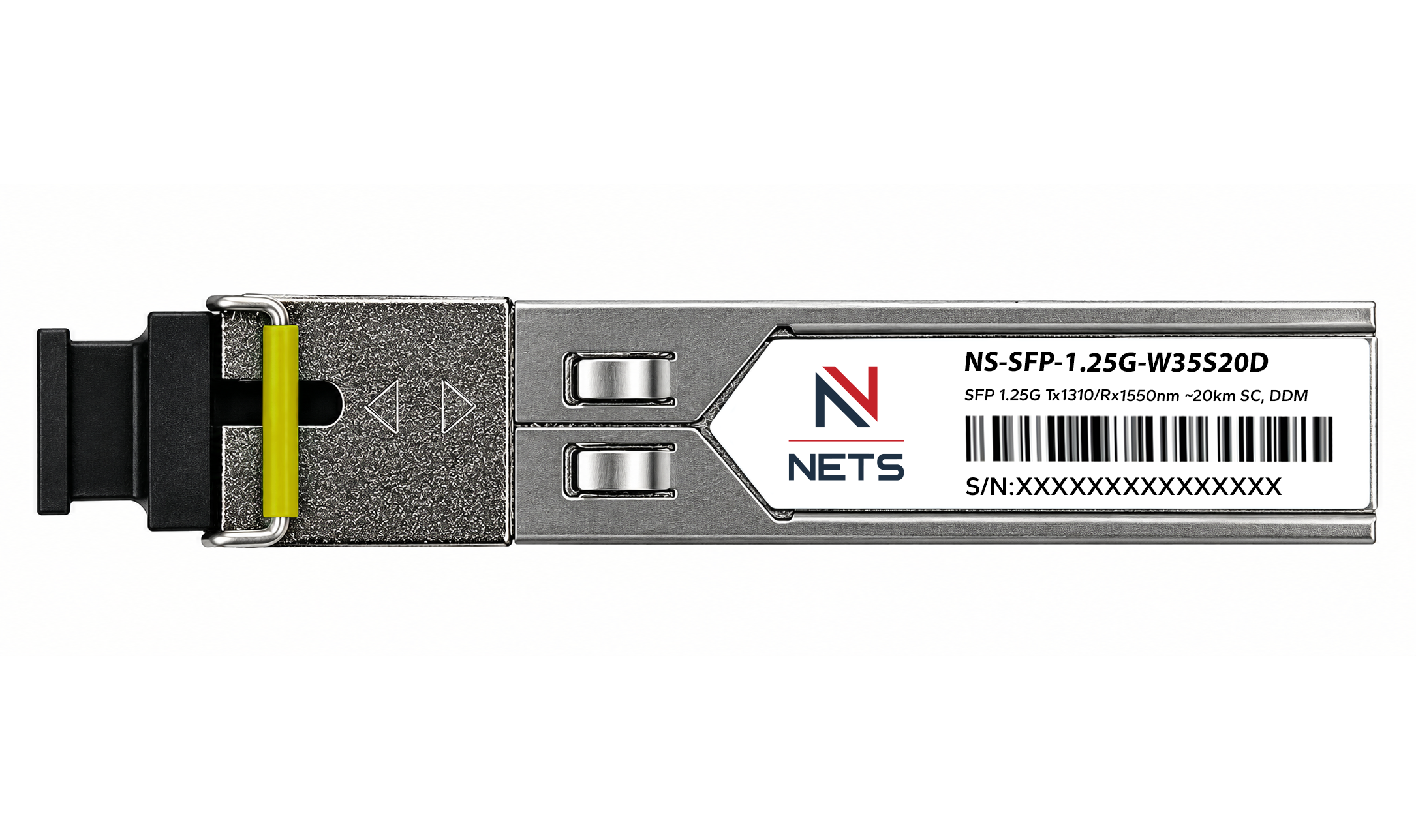 Оптический трансивер NS-SFP-1.25G-W35S20D, 1.25G Tx/Rx: 1310/1550nm 20km SC, DDM