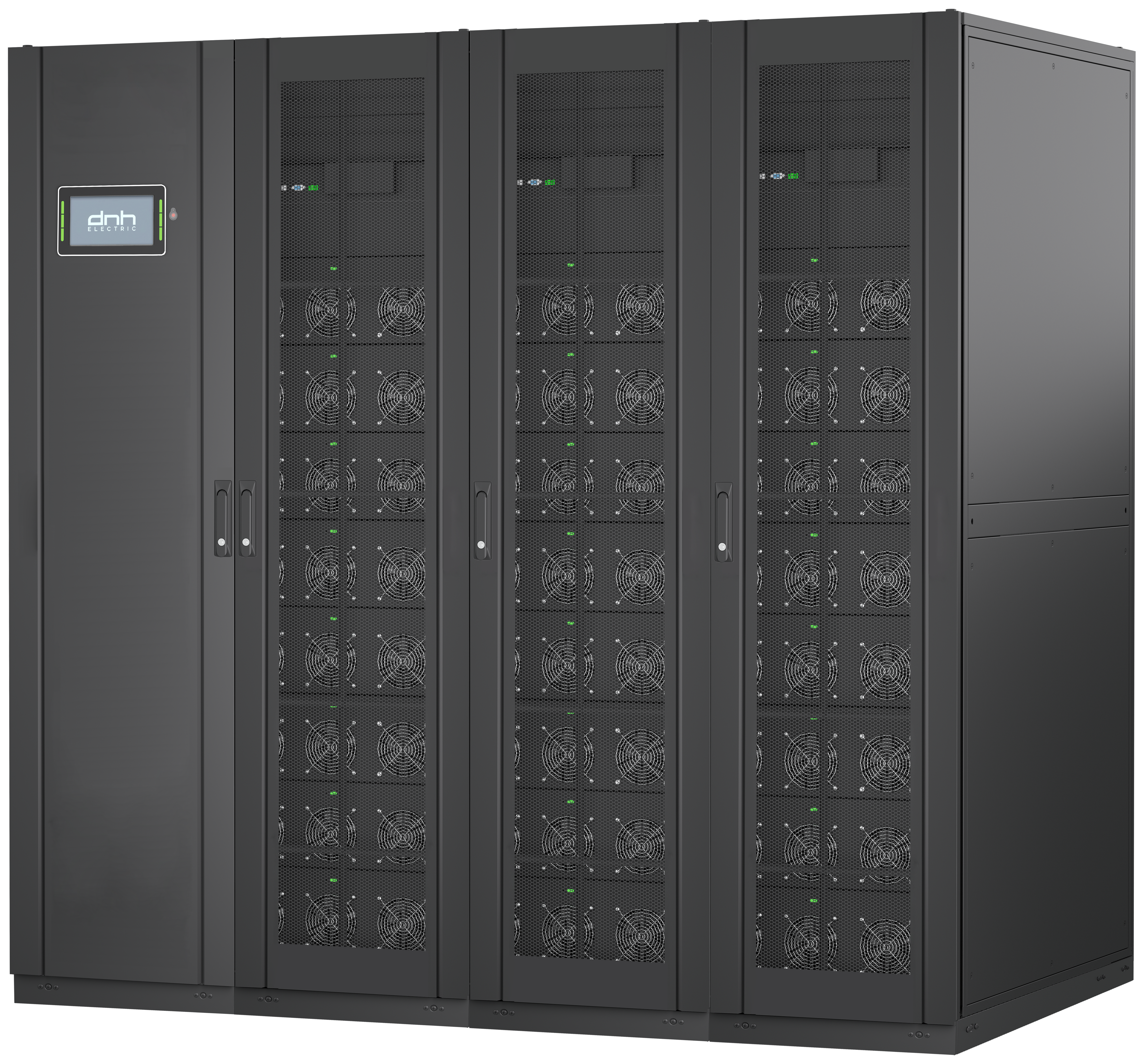 Силовой шкаф модульного ИБП DTM150062, 1500 кВА/1500 кВт, 3:3ф, Tower, 24 силовых модуля 62,5 кВА