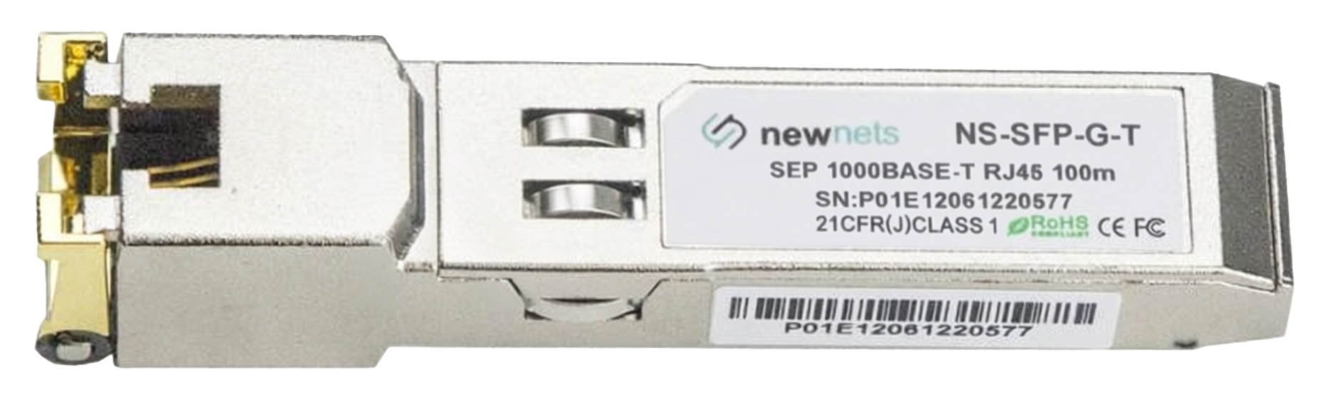 Медный трансивер NS-SFP-GT1000 Base-T, RJ-45, 1000MB, 100m