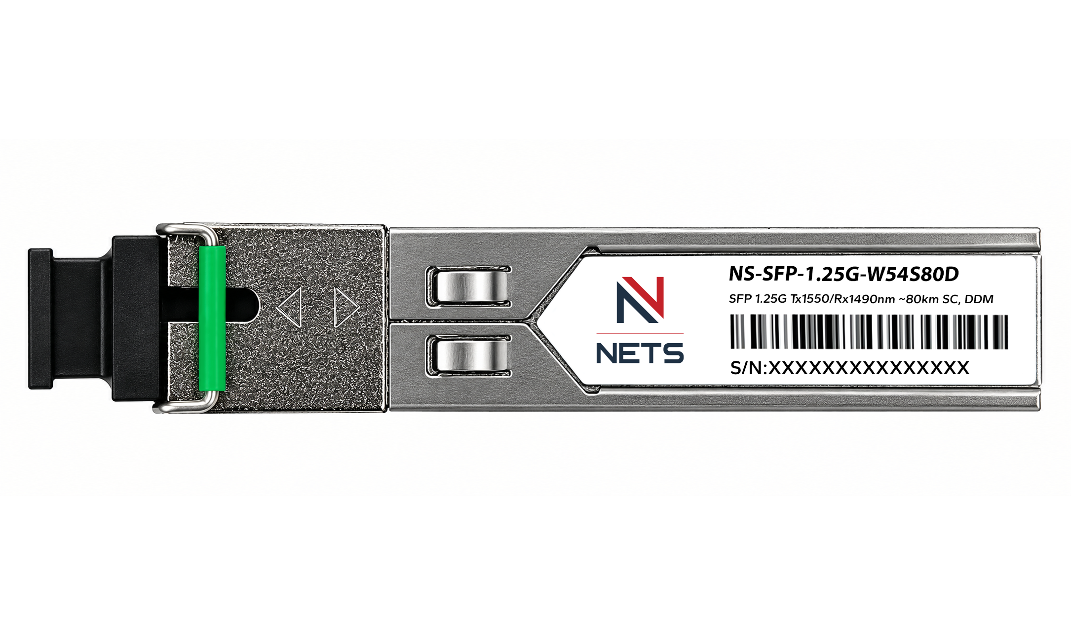 Оптический трансивер NS-SFP-1.25G-W54S80D, 1.25G Tx/Rx: 1550/1490nm 80km SC, DDM