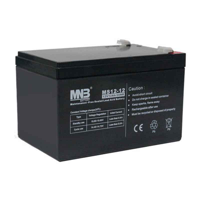 АКБ MNB MS12-12, 12В, 12А/ч, клеммы F2