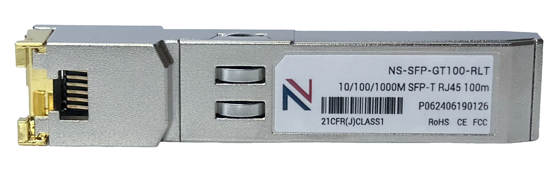 Медный трансивер NS-SFP-G-T100-RLT Base-T, RJ-45, 10/100/1000MB, 100m (Realtek)