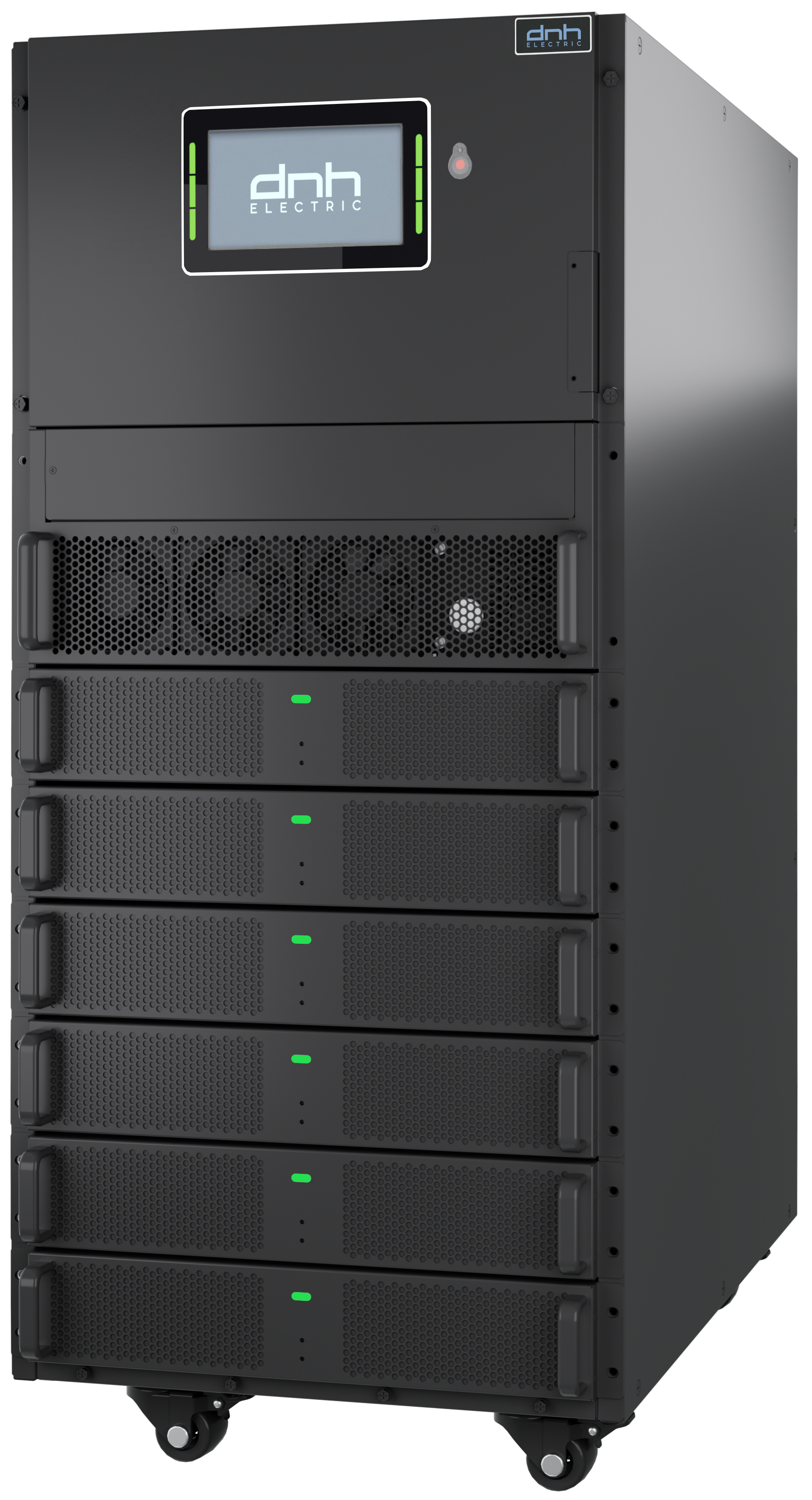 Силовой шкаф модульного ИБП DRM15025, 150 кВА/150 кВт, 3:3ф, Rack Tower, 6 силовых модулей 25 кВА