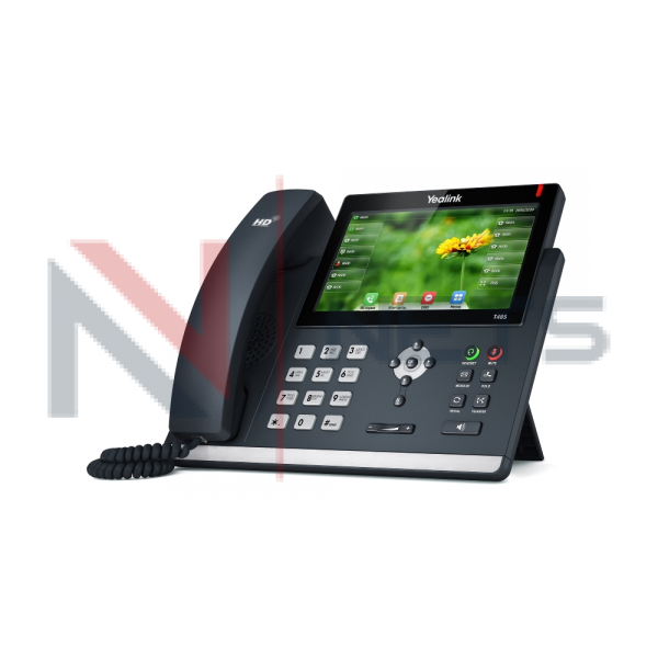 IP-телефон Yealink SIP-T48S, цветной сенсорный экран, 16 аккаунтов, BLF, PoE, GigE, без БП