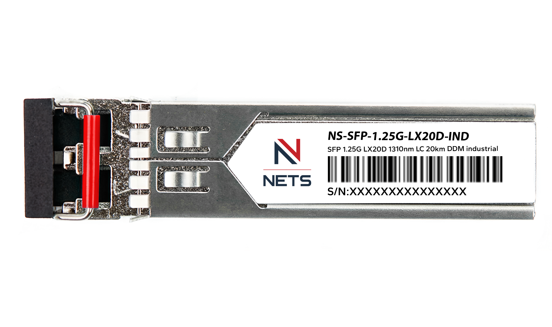Оптический трансивер NS-SFP-1.25G-LX20D-IND дальность до 20km, длина волны 1310nm, LC, DDM (Indust)