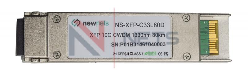 Оптический трансивер NS-XFP 10G CWDM, длина волны 1330nm, дальность 80km, LC, DDM