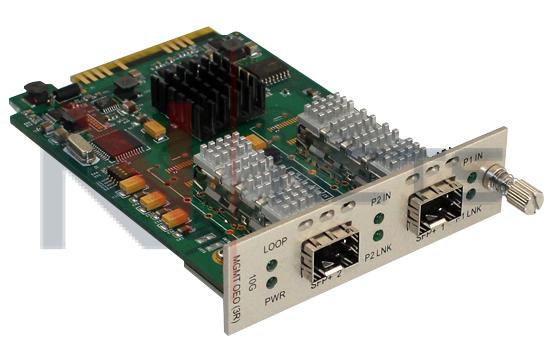 Медиаконвертер NewNets SFP+/SFP+ AC 220V