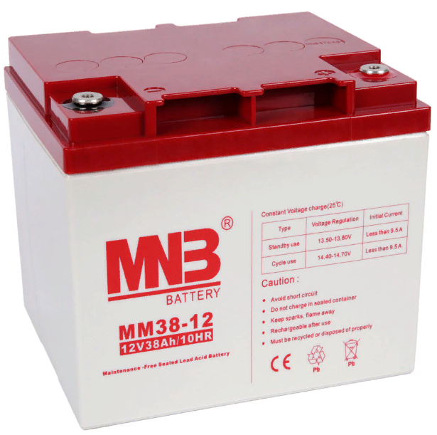 АКБ MNB MМ38-12, 12В, 38А/ч, клеммы B4(M6)