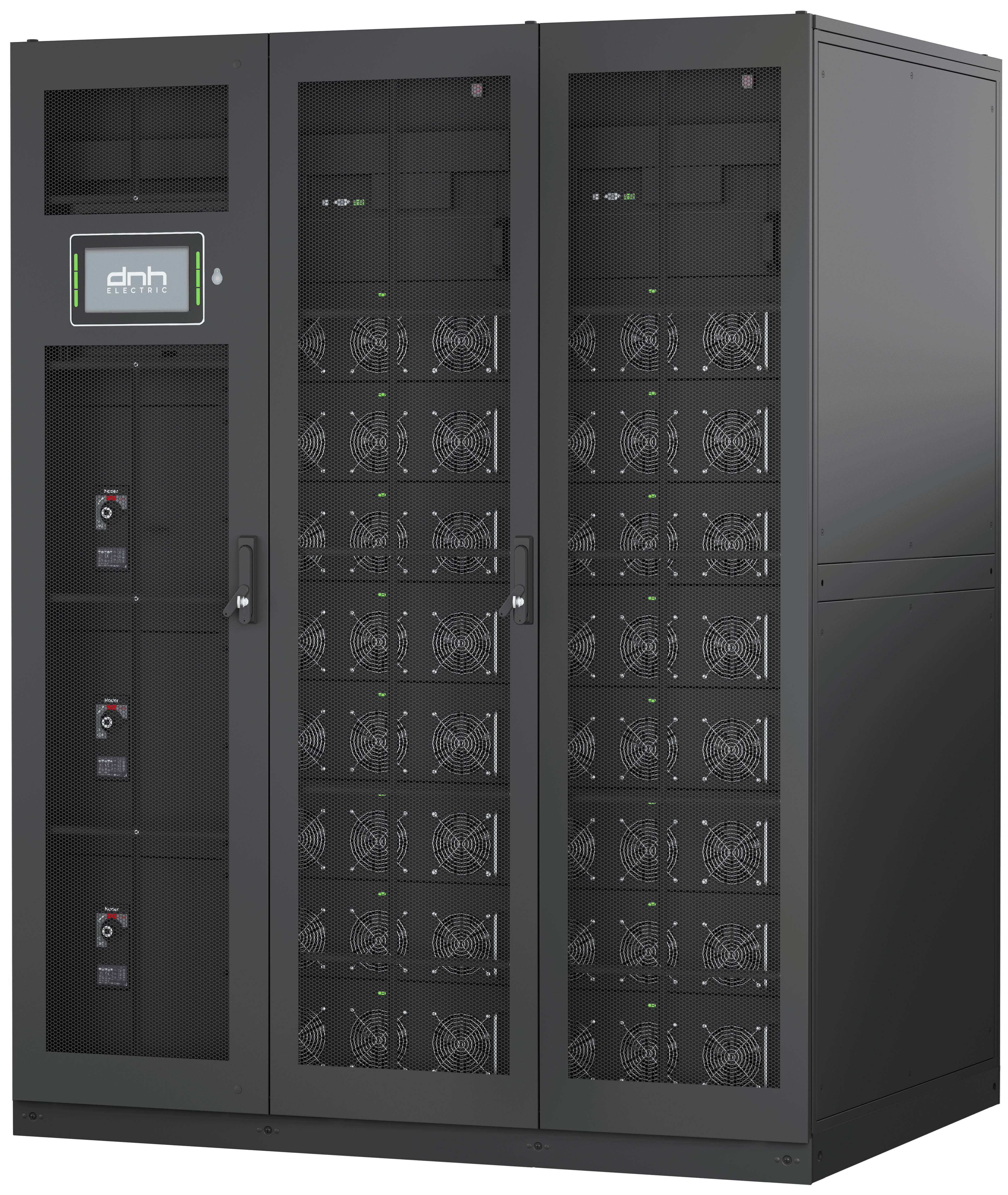 Силовой шкаф модульного ИБП DTM100062, 1000 кВА/1000 кВт, 3:3ф, Tower, 16 силовых модулей 62,5 кВА