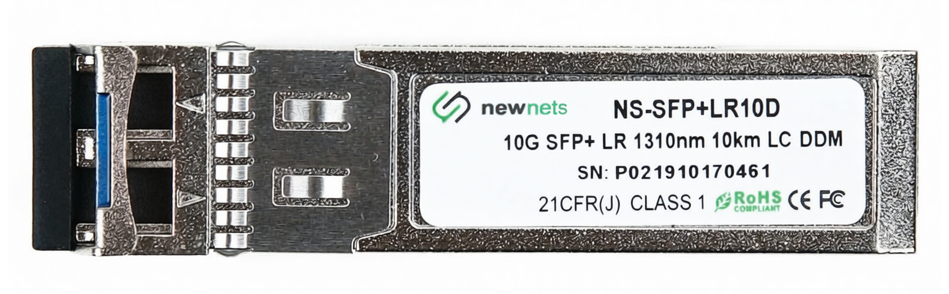 Оптический трансивер NS-SFP+10G-LR10D, дальность до 10km, длина волны 1310nm, LC, DDM