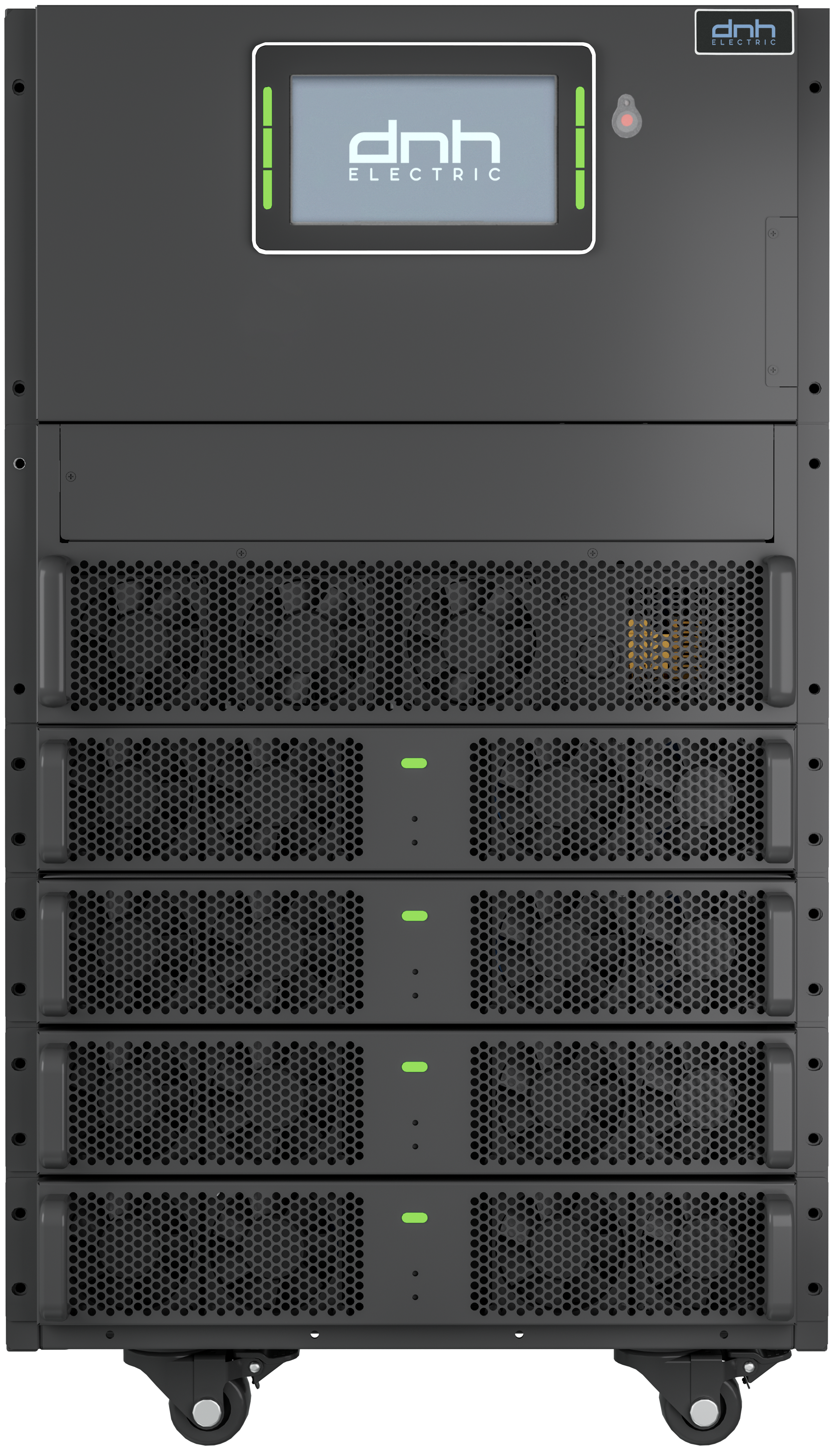 Силовой шкаф модульного ИБП DRM10025, 100 кВА/100 кВт, 3:3ф, Rack Tower, 4 силовых модуля 25 кВА