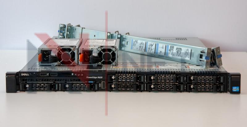 Сервер Dell PowerEdge R620 (2xE5-2667v2/128GBDDR3/RAID/iDRAC7/4x1Gb/2x(495Wили750W))