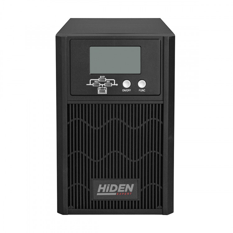 ИБП HIDEN EXPERT HE11002S, встроенные АКБ в корпусе (6х9А/ч), 2 kVA/2 kW (PF=1)