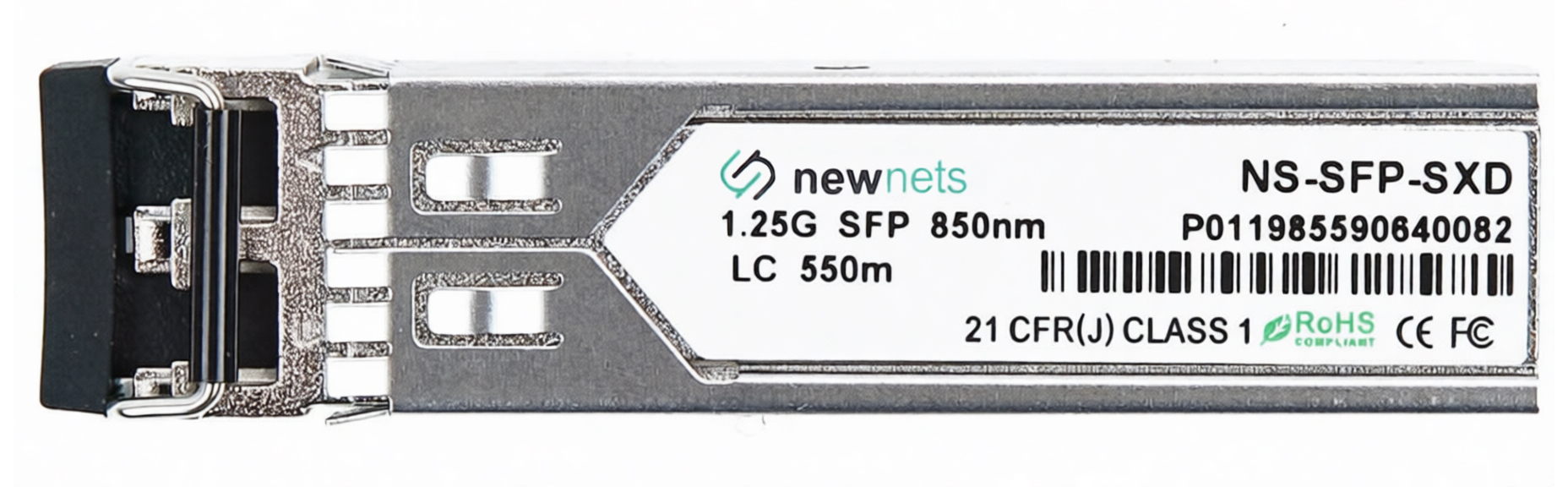 Оптический трансивер NS-SFP-1.25G-SXD дальность до 550m, длина волны 850nm, MM, LC, DDM