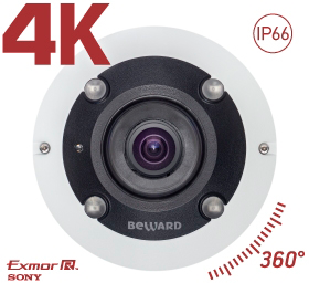 Панорамная IP камера Fisheye Beward BD3990FLM