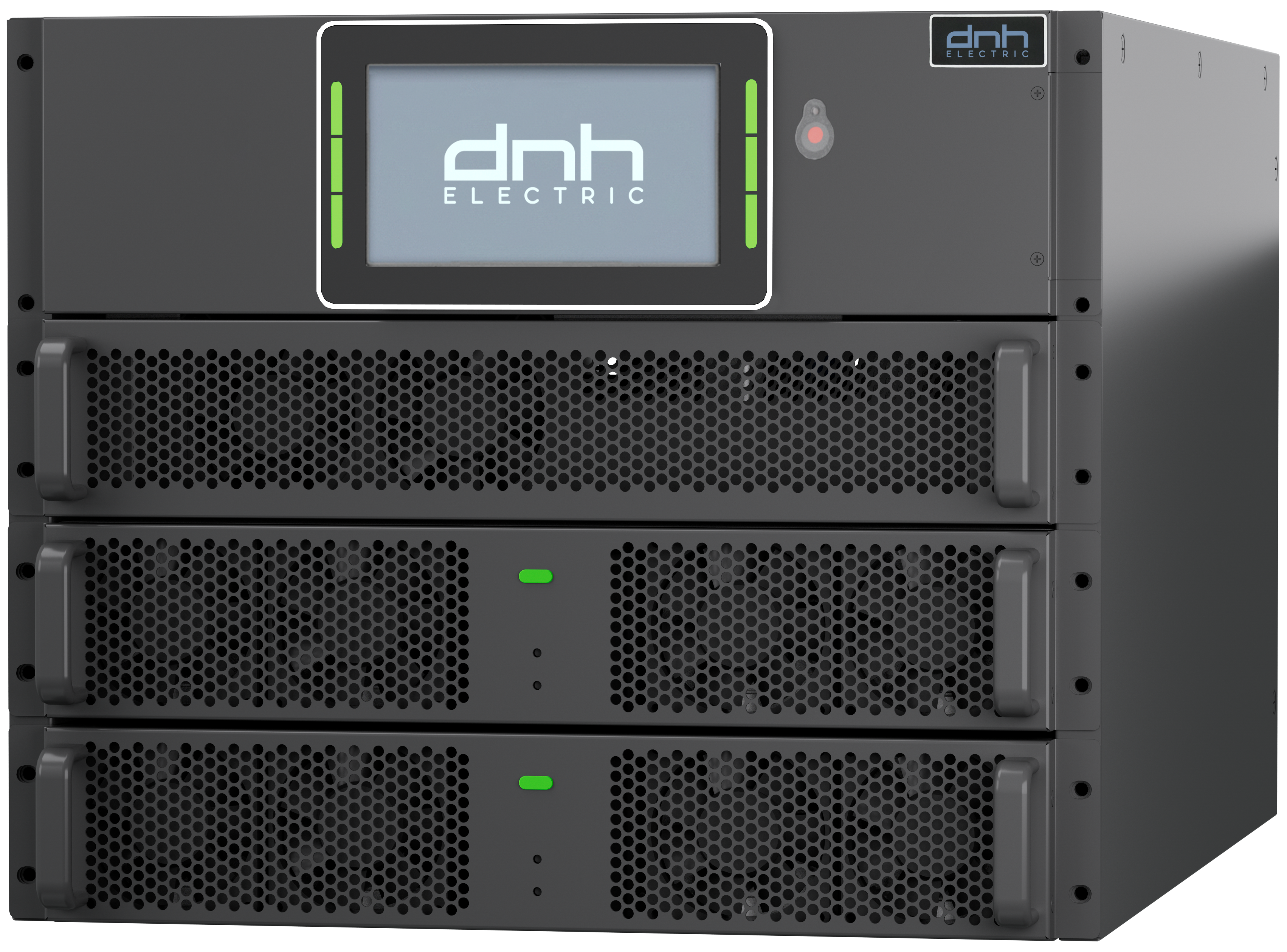 Силовой шкаф модульного ИБП DRM04020, 40 кВА/40 кВт, 3:3ф, Rack Tower, 2 силовых модуля 20 кВА