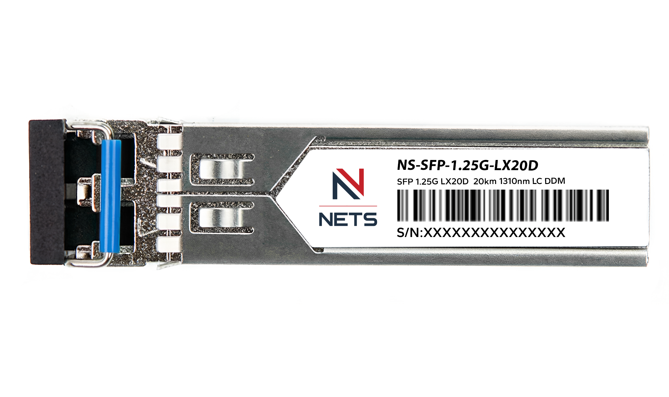 Оптический трансивер NS-SFP-1.25G-LX20D дальность до 20km, длина волны 1310nm, LC, DDM