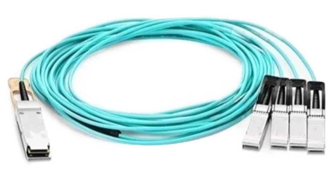 Оптический трансивер NS-QSFP28-100G-4xSFP28-AOC-A1, соединительный шнур AOC 1m