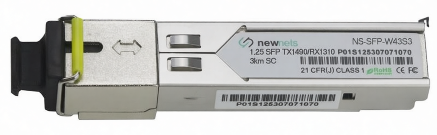 Оптический трансивер NS-SFP-1.25G-W43S3, 1.25G Tx/Rx: 1490/1310nm 3km SC