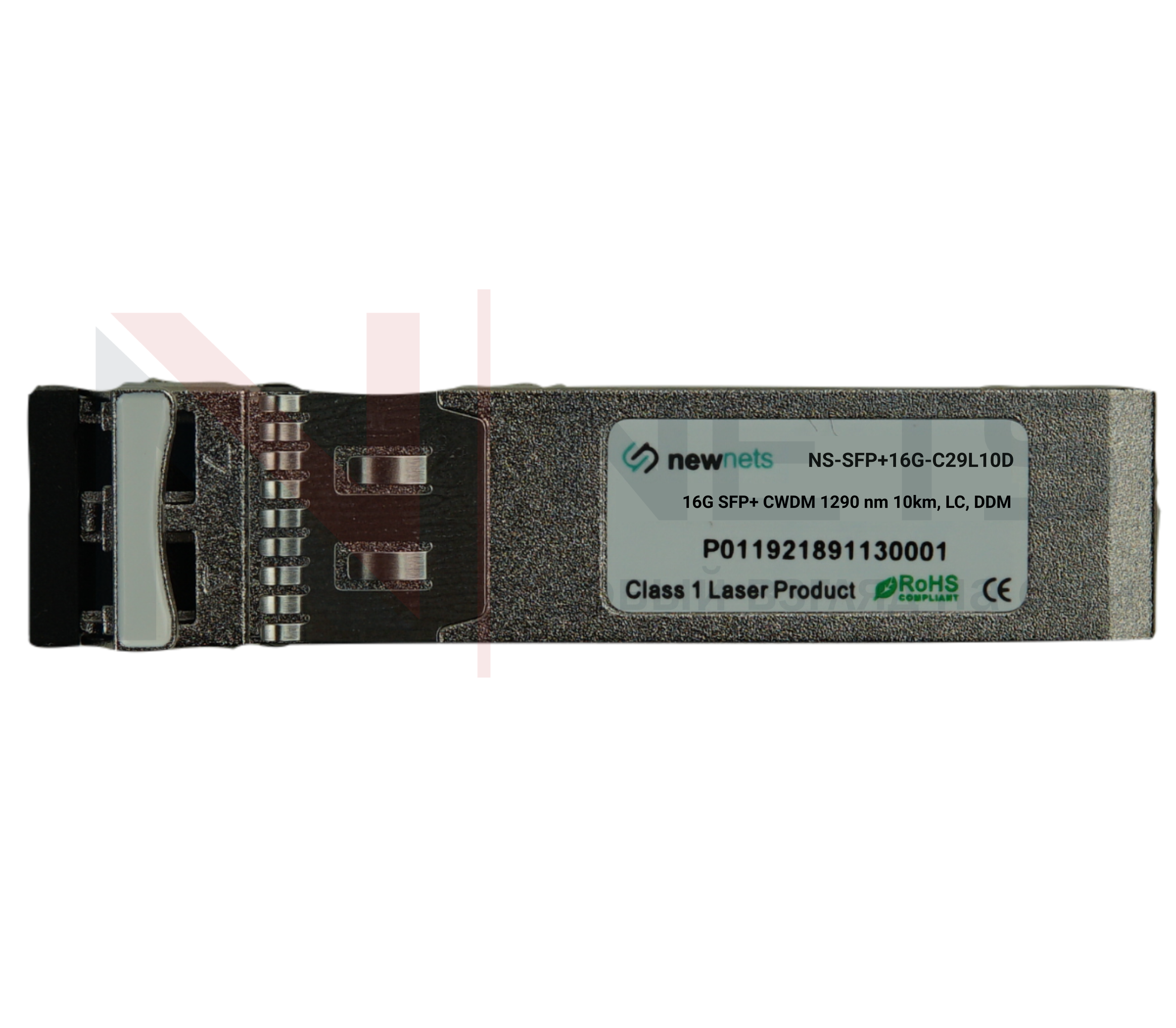 Оптический трансивер NS-SFP+ 16G CWDM, длина волны 1290nm, дальность 10km, LC, DDM