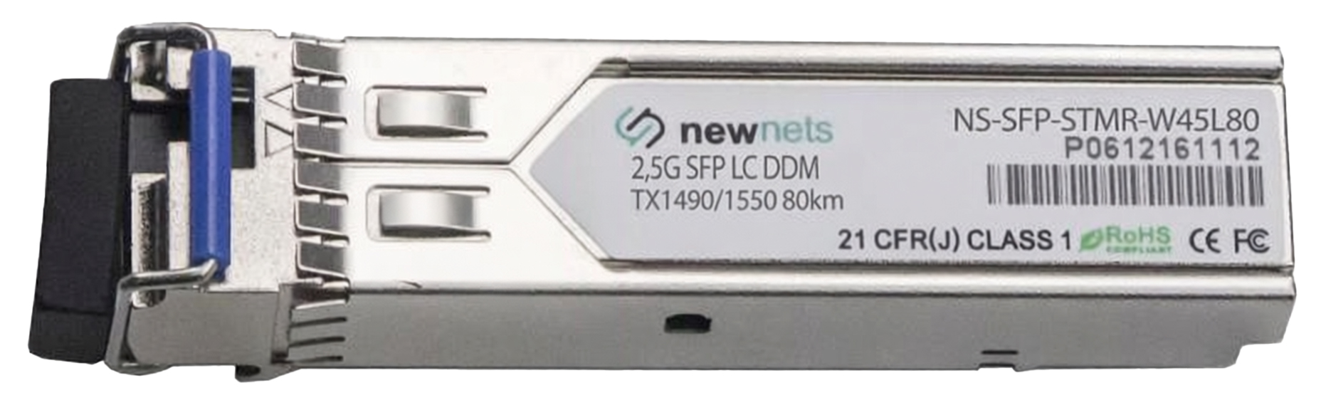 SFP модуль STM-1/STM-4/STM-16 (80km), simplex LC connector, TX1490/RX1550 nm