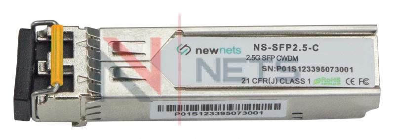 Оптический трансивер NS-SFP 2.5G CWDM, длина волны 1550nm, дальность 40km, LC, DDM