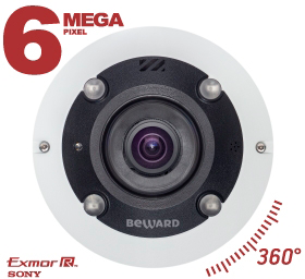 Панорамная IP камера Fisheye Beward BD3670FL2