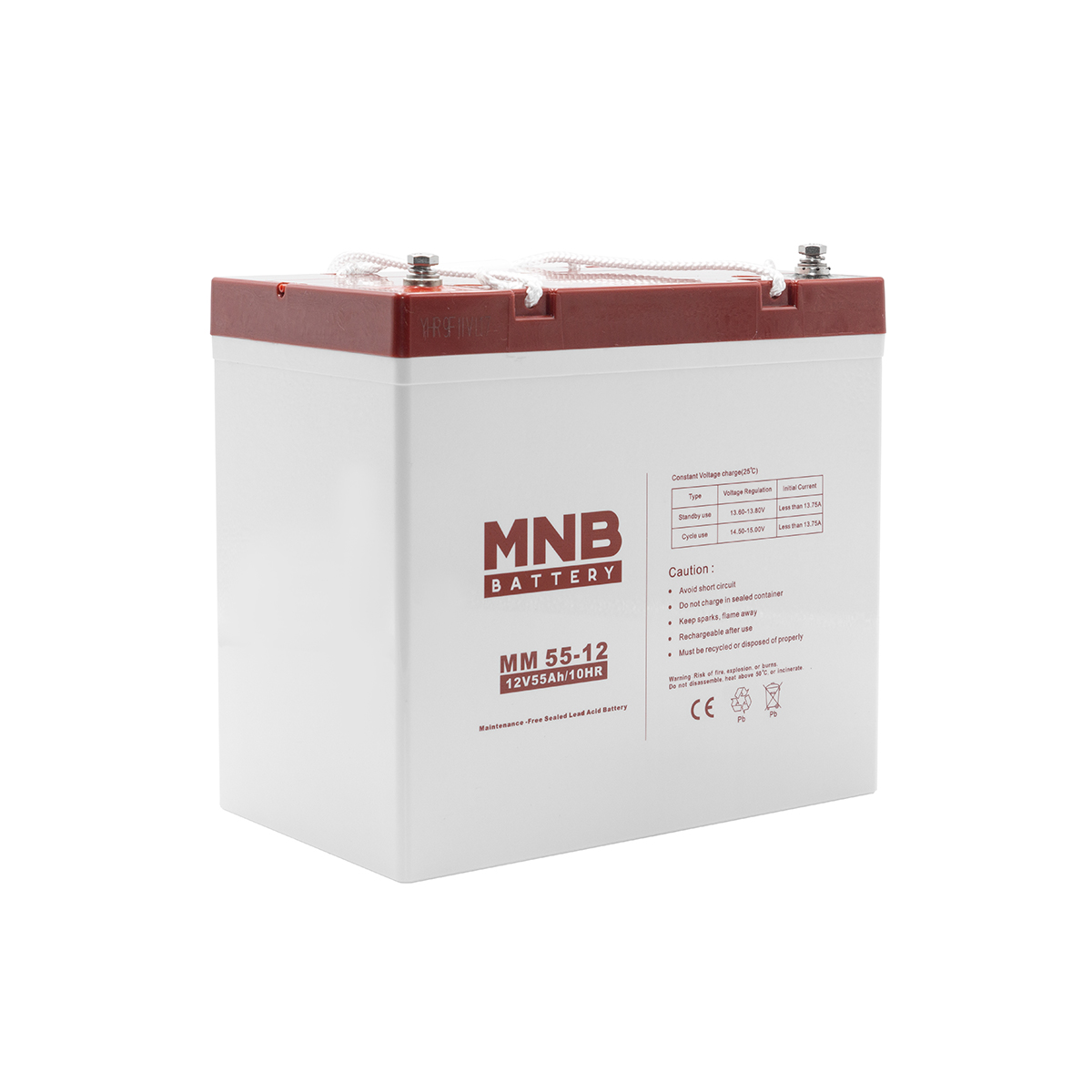 АКБ MNB MM55-12, 12В, 55А/ч, клеммы B4(M6)