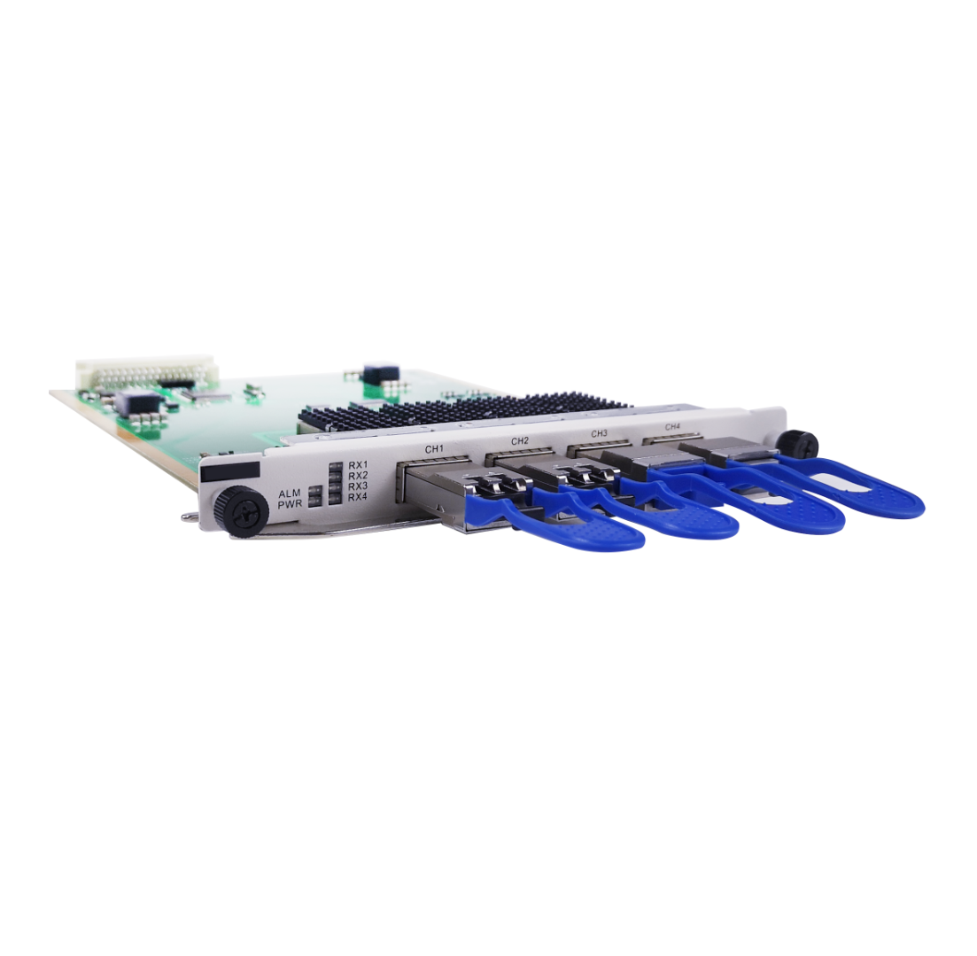 Карта OTDQ 4*40Gbit/s или 4*100Gbit/s QSFP28 OEO  с поддержкой 3R регенерации