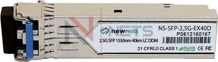 Оптический трансивер NS-SFP-2,5G-EX40D дальность до 40km, длина волны 1550nm, LC, DDM