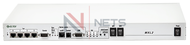 SHDSL-модем MXL2-2, базовый блок, 4хRJ45 (LAN), 2 места для субмодулей М4Е1/4И15, 2 интерфейса SHDSL