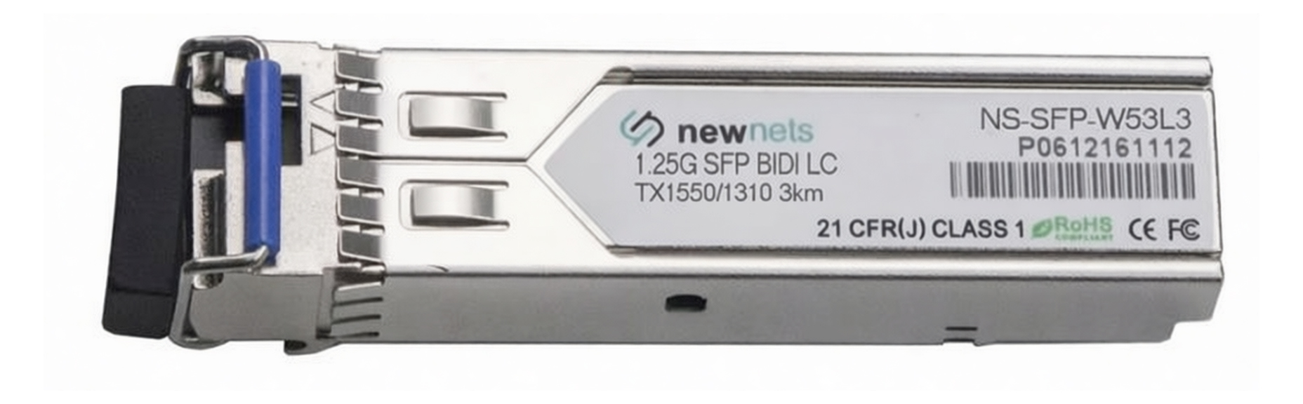 Оптический трансивер NS-SFP-1.25G-W53L3, 1.25G Tx/Rx: 1550/1310nm 3km LC
