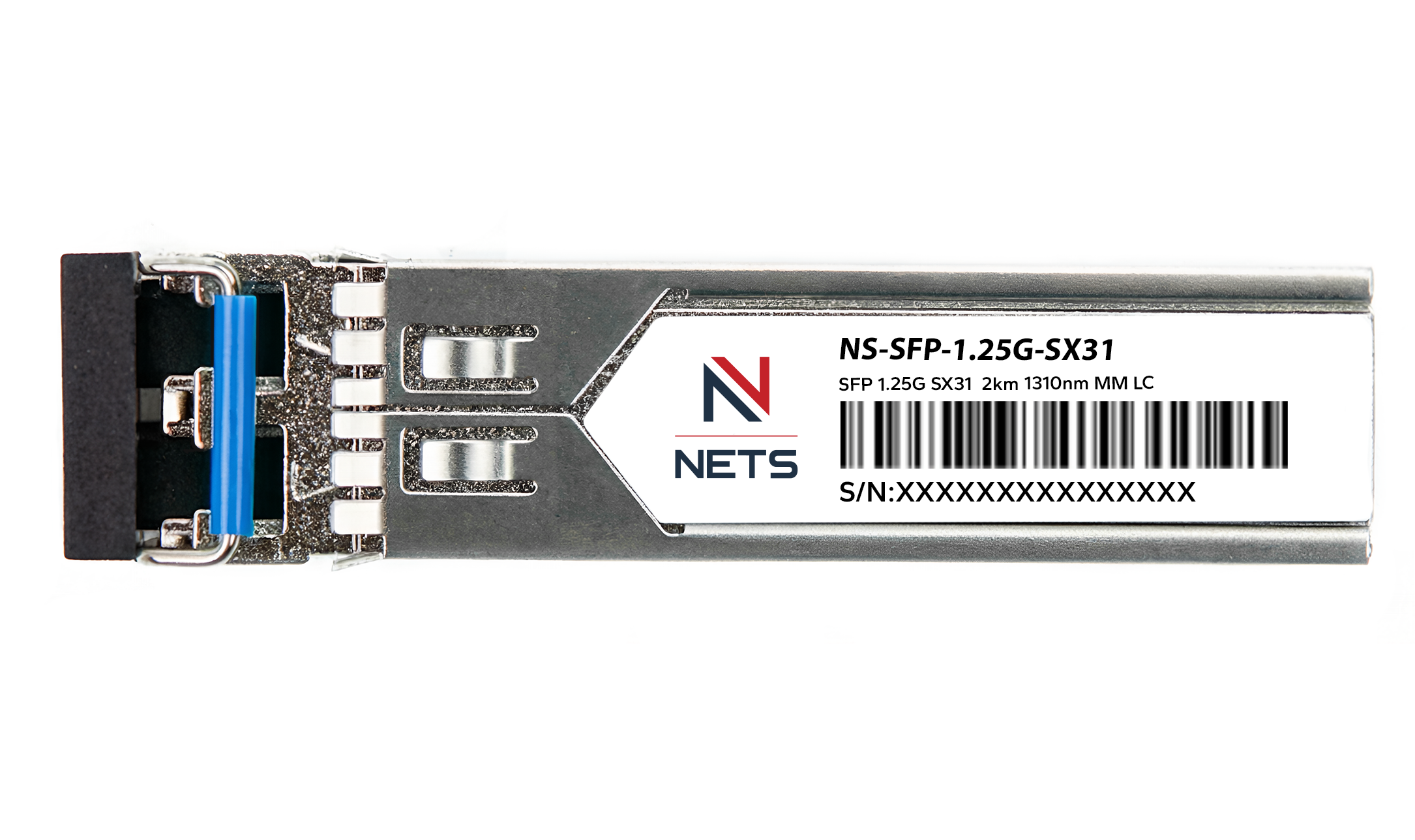 Оптический трансивер NS-SFP-1.25G-SX31 дальность до 2km, длина волны 1310nm, MM, LC