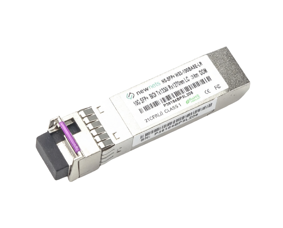 Оптический трансивер NS-SFP+W33-10GBASE LR, 10G Tx/Rx:1330/1270nm 03km, LC, DDM