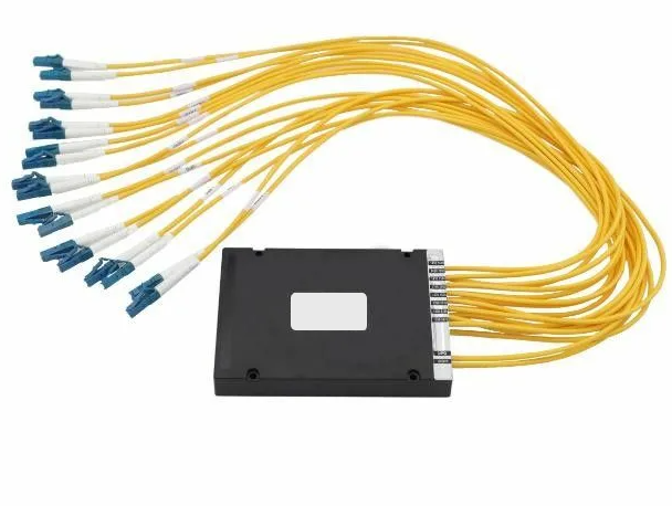 Оптический мультиплексор CWDM 1x10 длины волн 1350/1430/1470-1610nm COM+EXP (LC/UPC), ABS Box