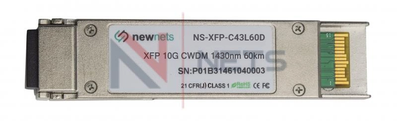 Оптический трансивер NS-XFP 10G CWDM, длина волны 1430nm, дальность 60km, LC, DDM