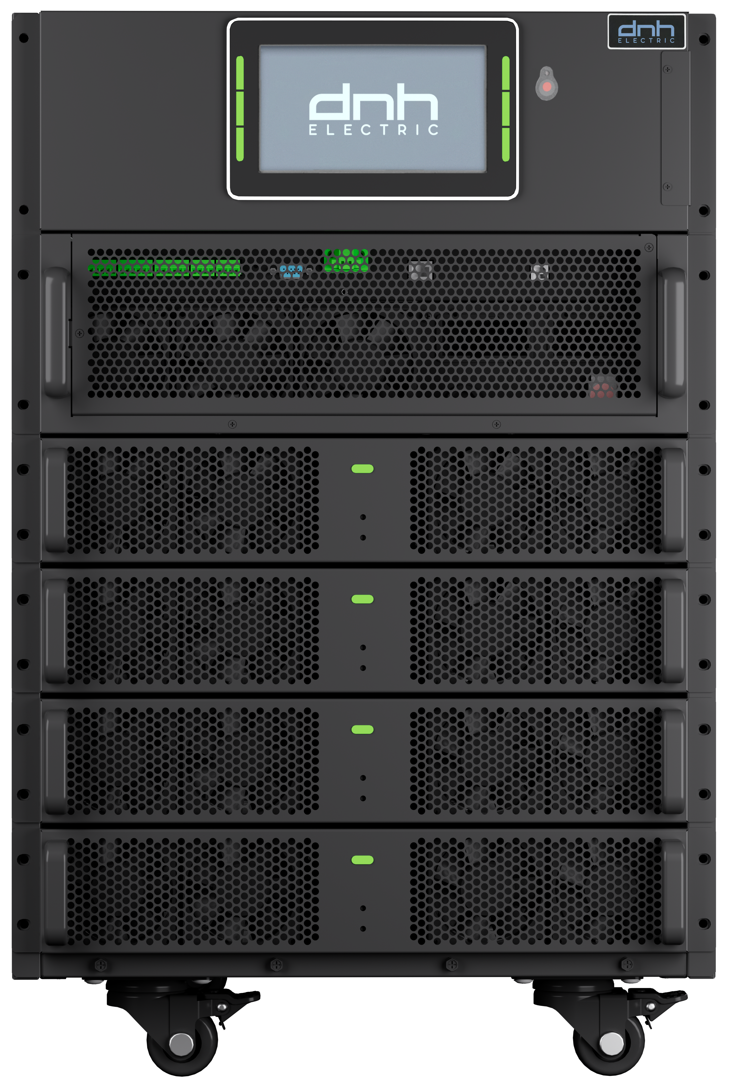 Силовой шкаф модульного ИБП DRM08020, 80 кВА/80 кВт, 3:3ф, Rack Tower, 4 силовых модуля 20 кВА