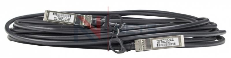 Оптический трансивер Direct Attach NS-SFP+DAC-A10, соединительный шнур DAC 10m