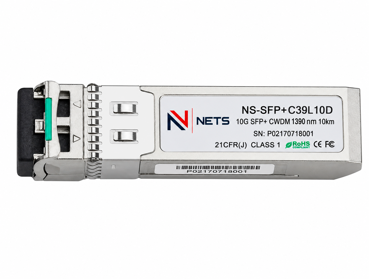 Оптический трансивер NS-SFP+ 10G CWDM, длина волны 1390nm, дальность 10km, LC, DDM
