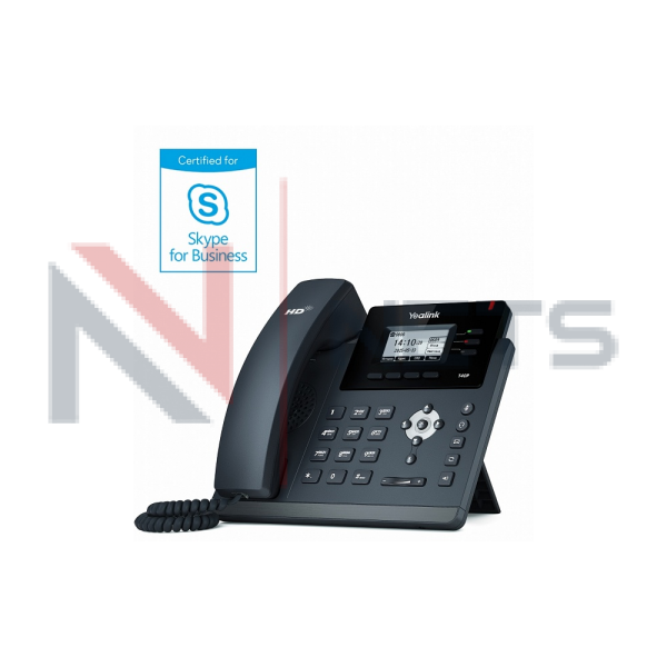 Телефоны для Skype Yealink SIP-T40P, Skype for Business, PoE, без БП