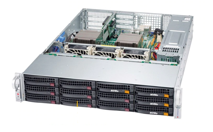 Платформа SuperMicro SYS-6028R-TDWNR x12 3.5" SSD C612 1G 2P 2x920W